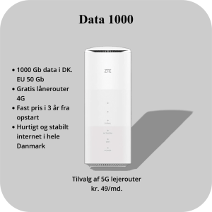Data 1000 abonnement