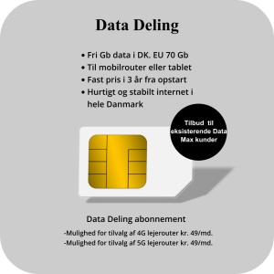 Data Deling abonnement